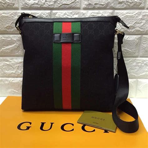 gucci mens sling backpack|Gucci sling bag original.